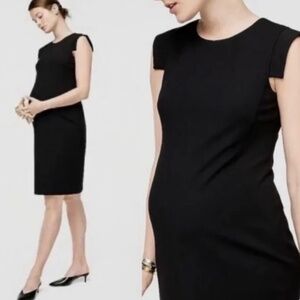 Maternity dress Hatch x Jcrew Black Regent suiting dress